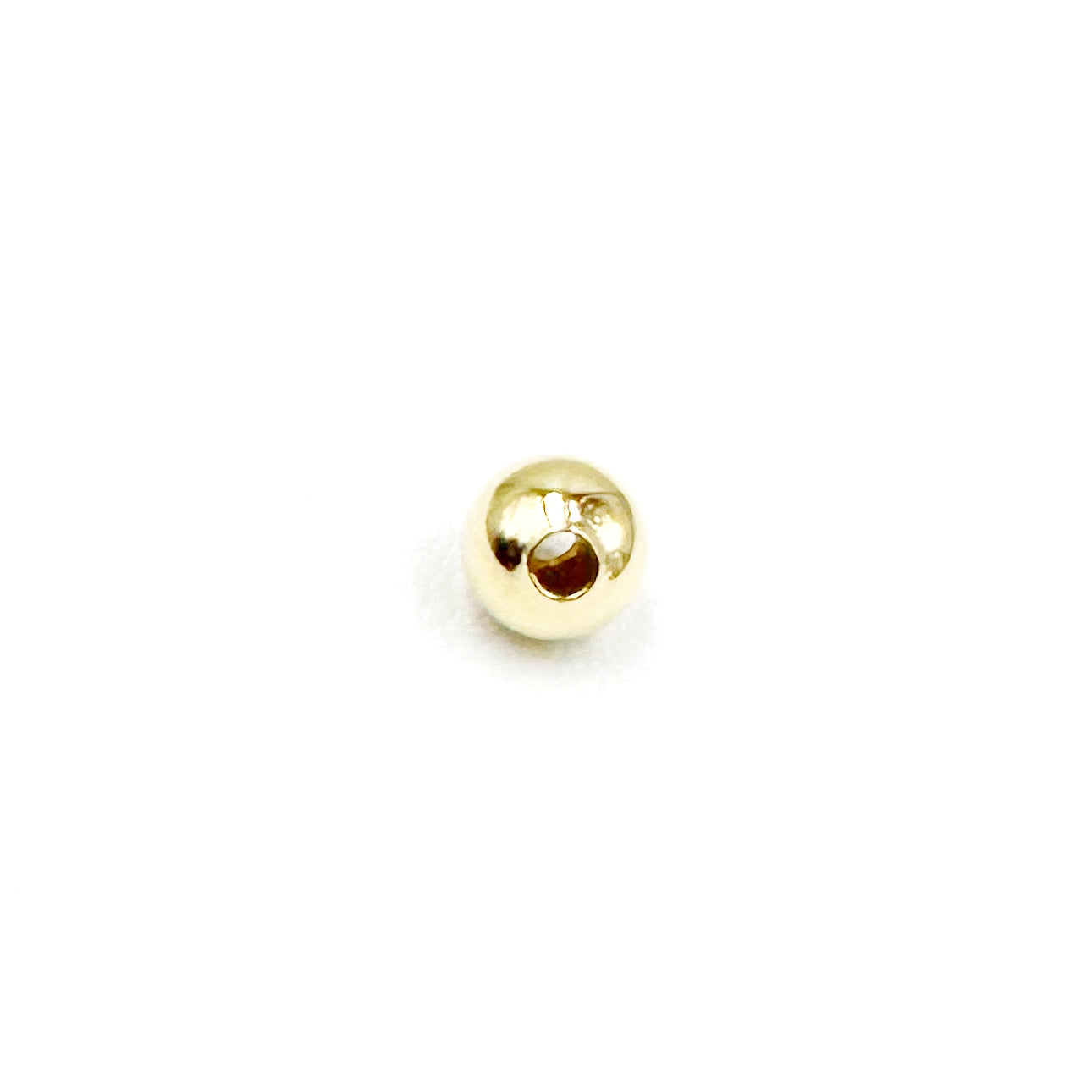 4mm Brazilian Gold Filled Beads: 100 Count Pack with 5-Micron Plating